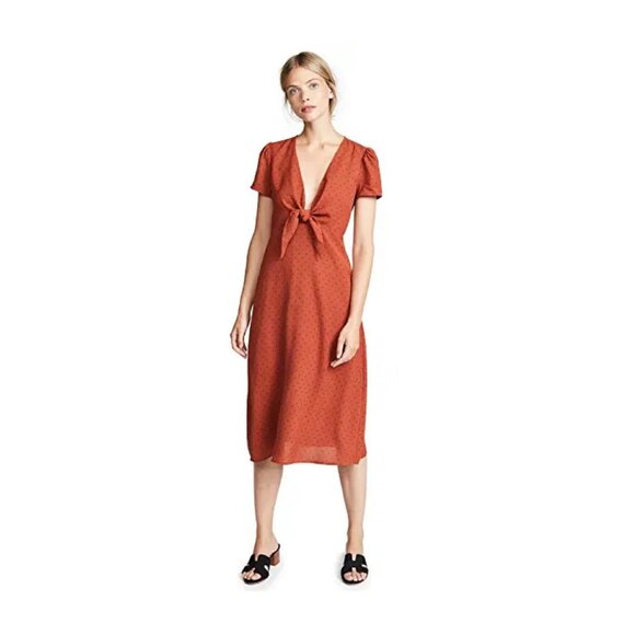 re:named Polka Dot Midi Dress - Picture 5 of 5